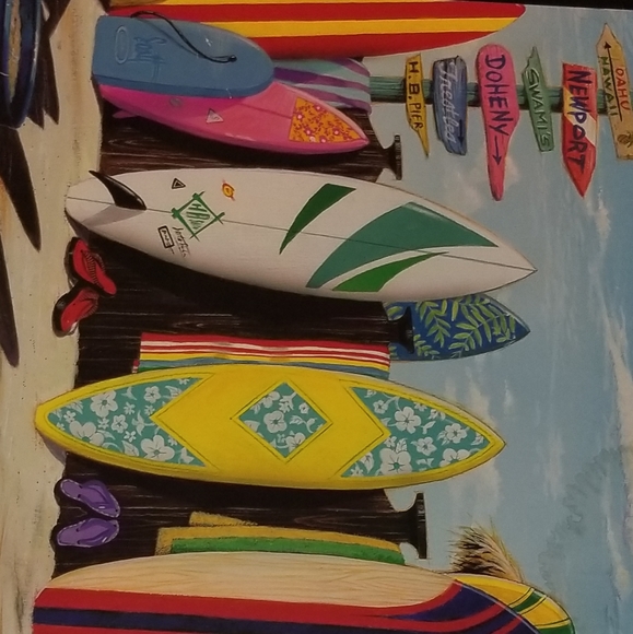 "SURF SHACK" by Scott Westmoreland Print on Canvas - Picture 7 of 14